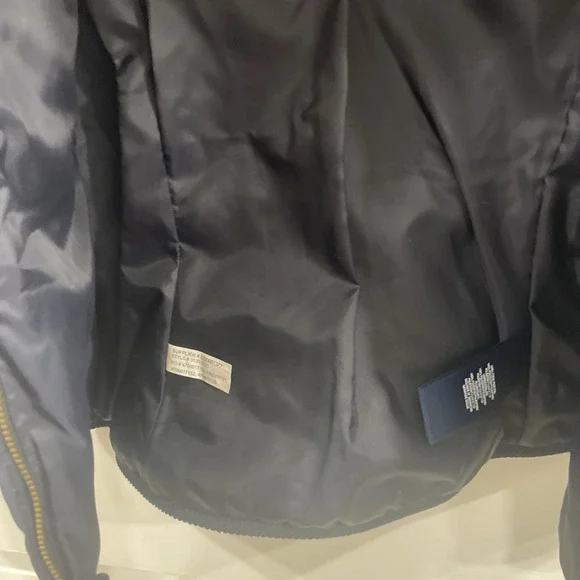 NWT POLO Ralph Lauren boy quilted jacket coat sz 8-10 M navy blue Classic